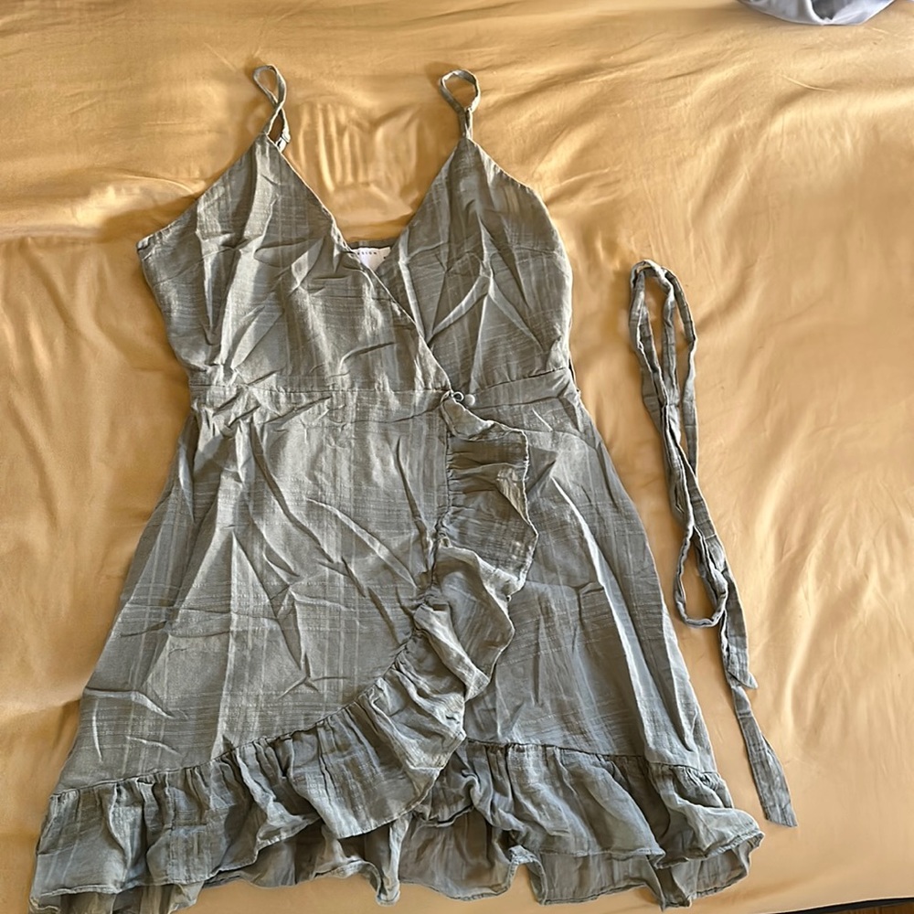 Light summer wrap dress